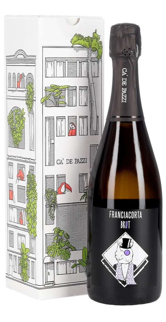 CA' DE PAZZI Franciacorta brut "rhino" docg astucciato