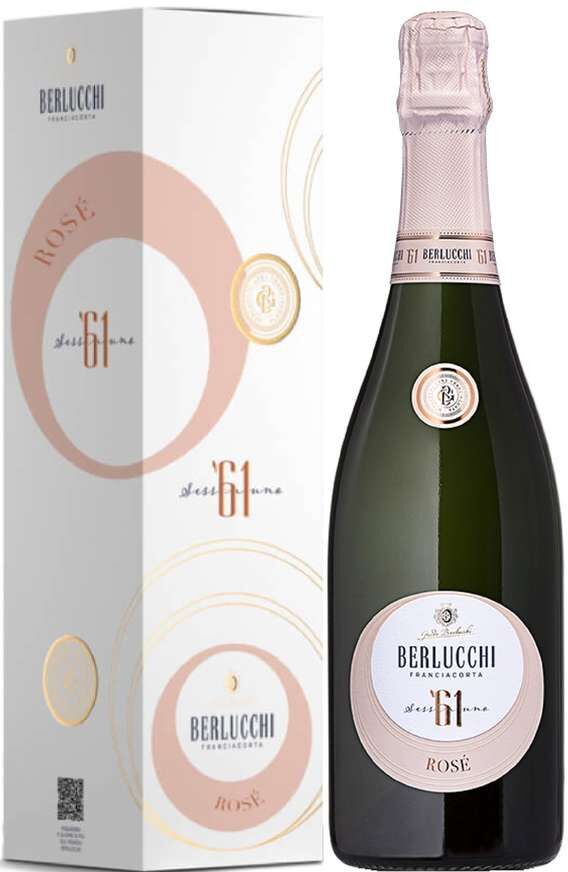 Berlucchi Franciacorta brut rosé '61 docg astucciato