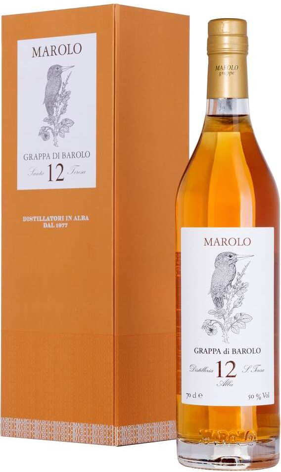 MAROLO Grappa di barolo "12 anni" astucciato