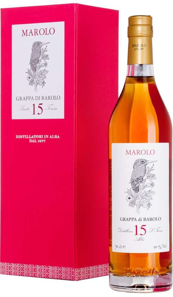 MAROLO Grappa di barolo "15 anni" astucciata