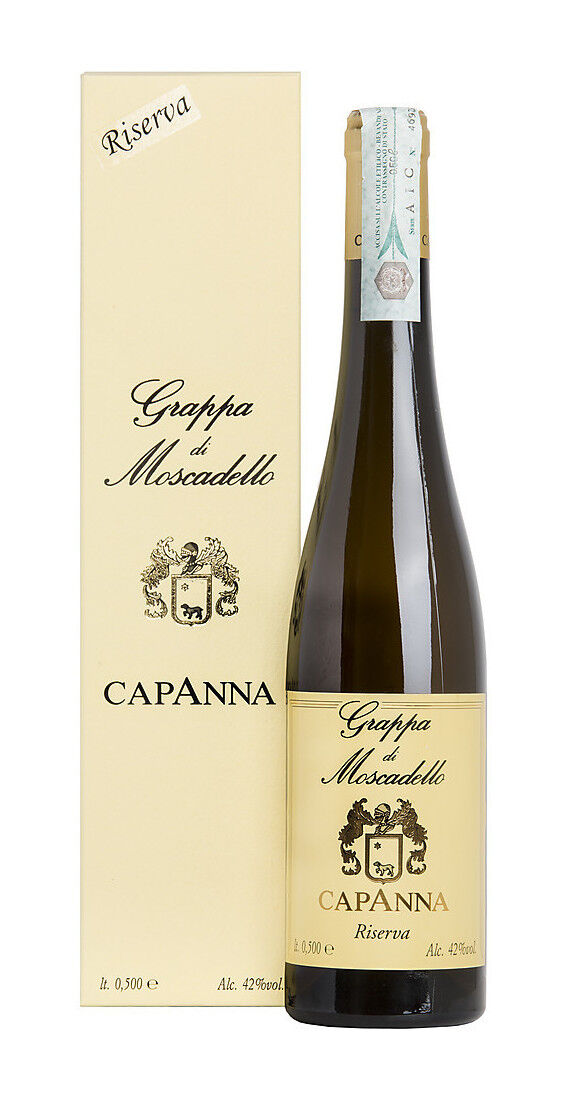 Capanna Grappa di moscadello riserva astucciata