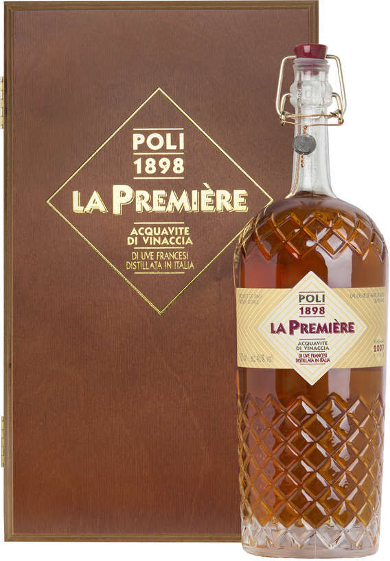 Poli Grappa "la premiere" in cassa legno