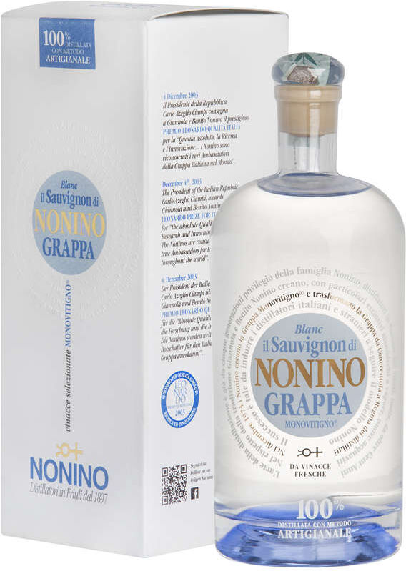 NONINO Grappa sauvignon blanc limited edition astucciata