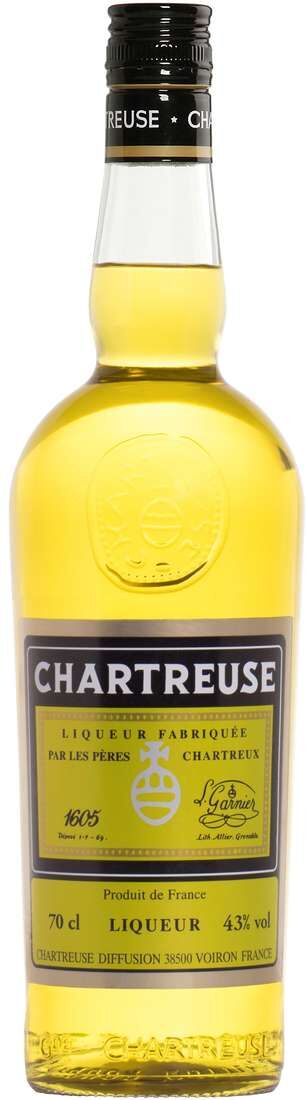 Liqueur chartreuse gialla