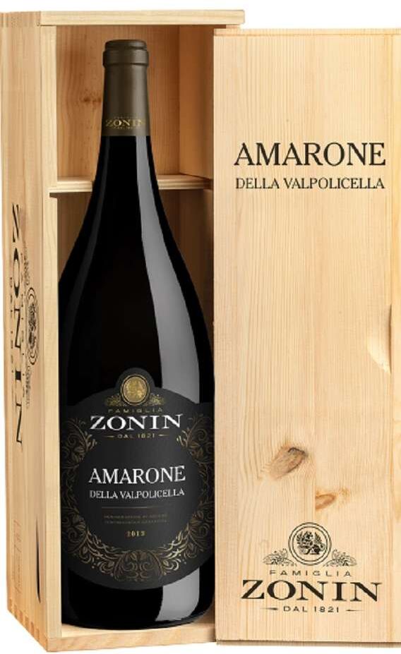 ZONIN Magnum 1,5 litri amarone della valpolicella docg in cassa legno