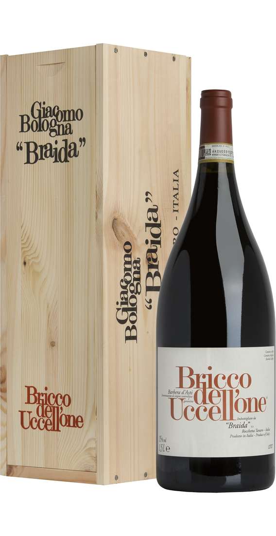 Braida Magnum 1,5 litri barbera d’asti "bricco dell'uccellone" docg in cassa legno