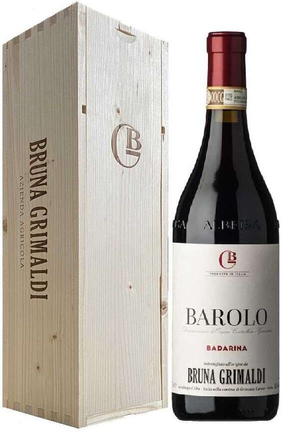 Bruna Grimaldi Magnum 1,5 litri barolo "badarina" docg in cassa legno