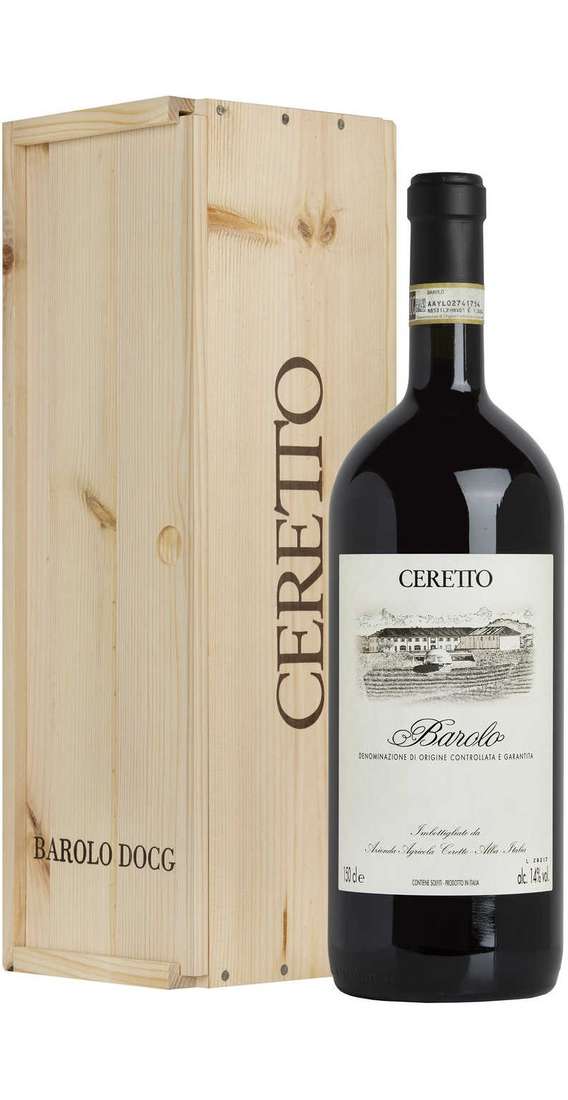 Ceretto Magnum 1,5 litri barolo docg bio in cassa legno