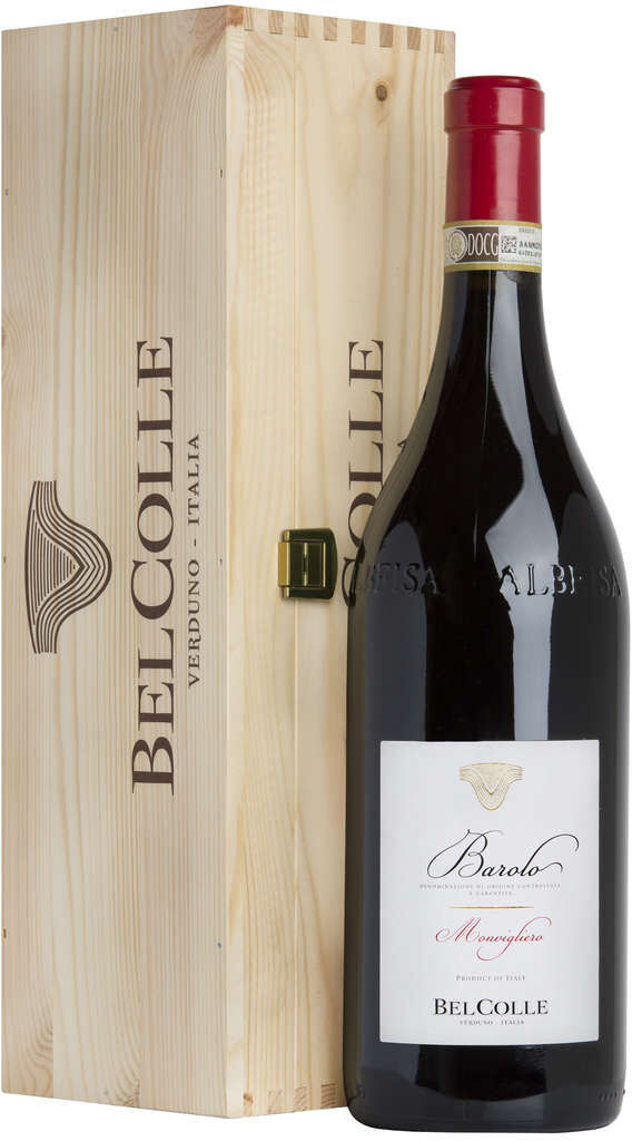 Bel Colle Magnum 1,5 litri barolo "monvigliero" docg in cassa legno