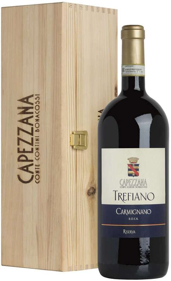 CAPEZZANA Magnum 1,5 litri carmignano riserva “trefiano” docg bio in cassa legno