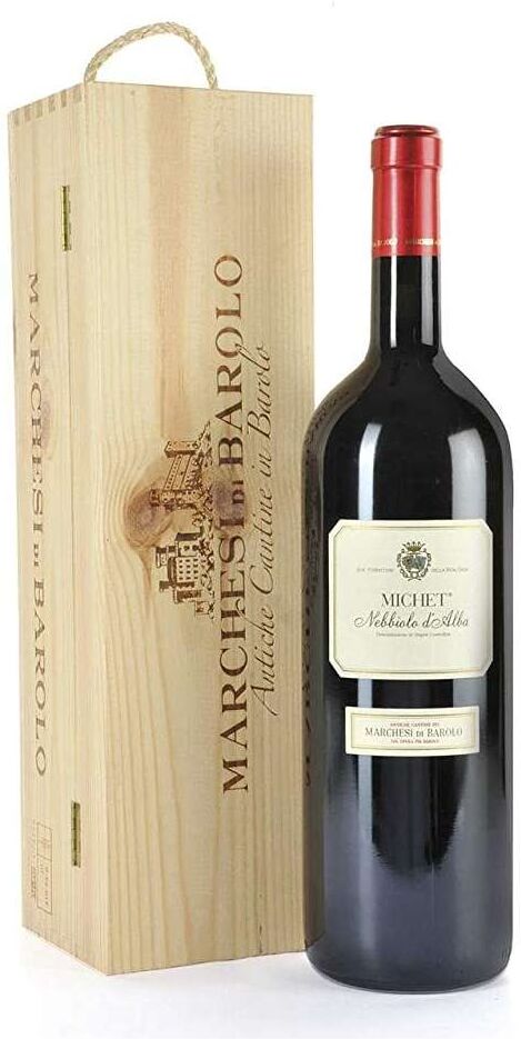 MARCHESI DI BAROLO Magnum 1,5 litri nebbiolo d'alba "michet" doc in cassa legno