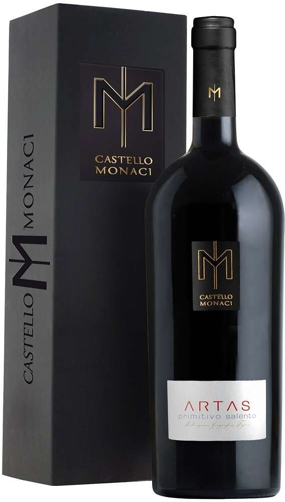 CASTELLO MONACI Magnum 1,5 litri primitivo salento "artas" astucciato