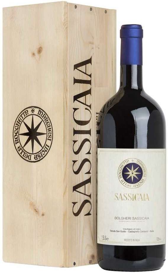 Tenuta San Guido Magnum 1,5 litri sassicaia 2018 in cassa legno