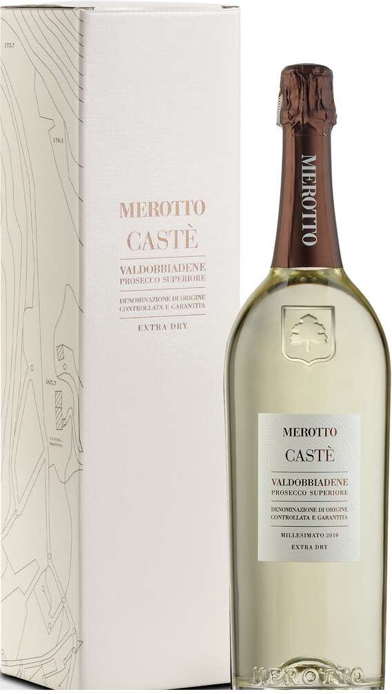 Merotto Magnum 1,5 litri valdobbiadene prosecco superiore docg extra dry millesimato "ca