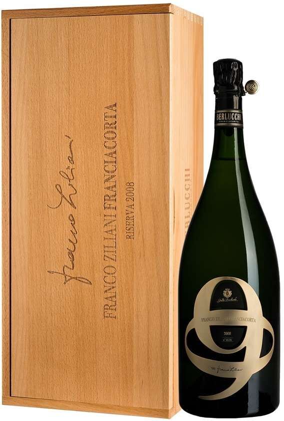 Berlucchi Magnum franciacorta riserva franco ziliani 2008 dosaggio zero in cassa legno