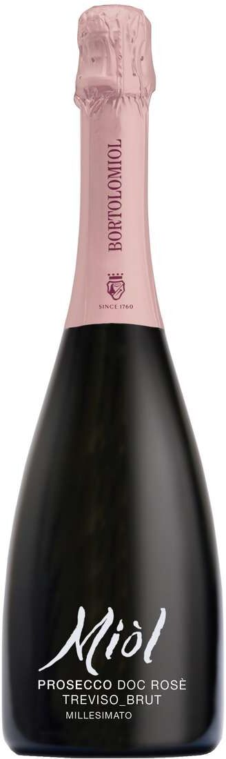 BORTOLOMIOL Prosecco doc treviso brut rosè millesimato "miol"