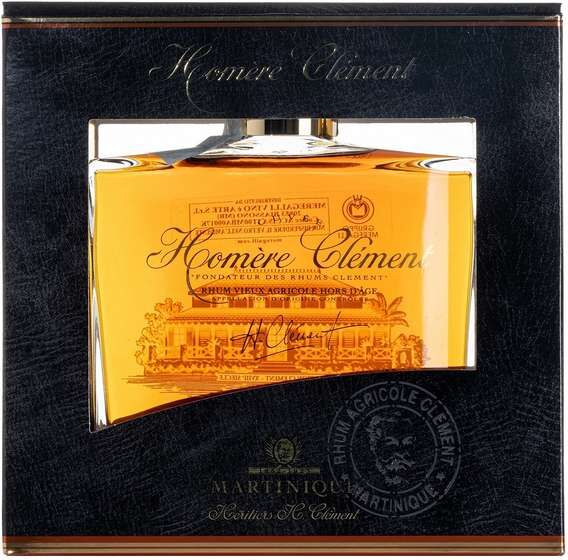 Rum vieux cuvée homere clement astucciato