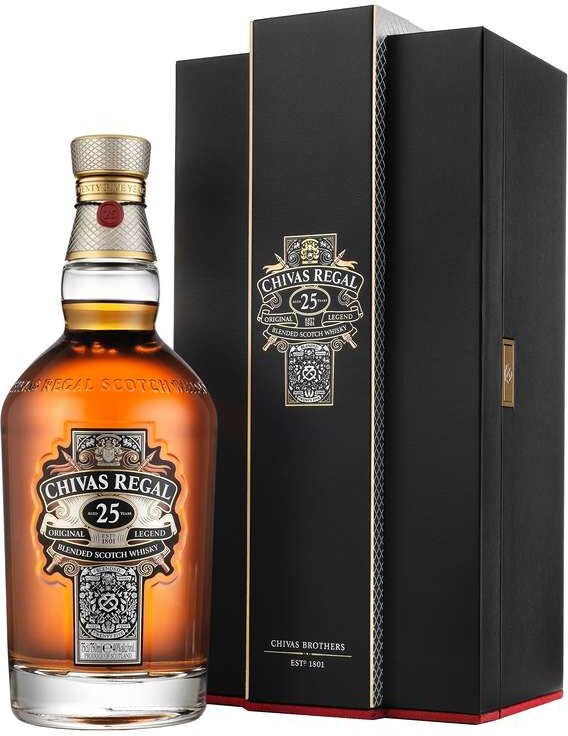 CHIVAS Whisky regal aged 25 years astucciato