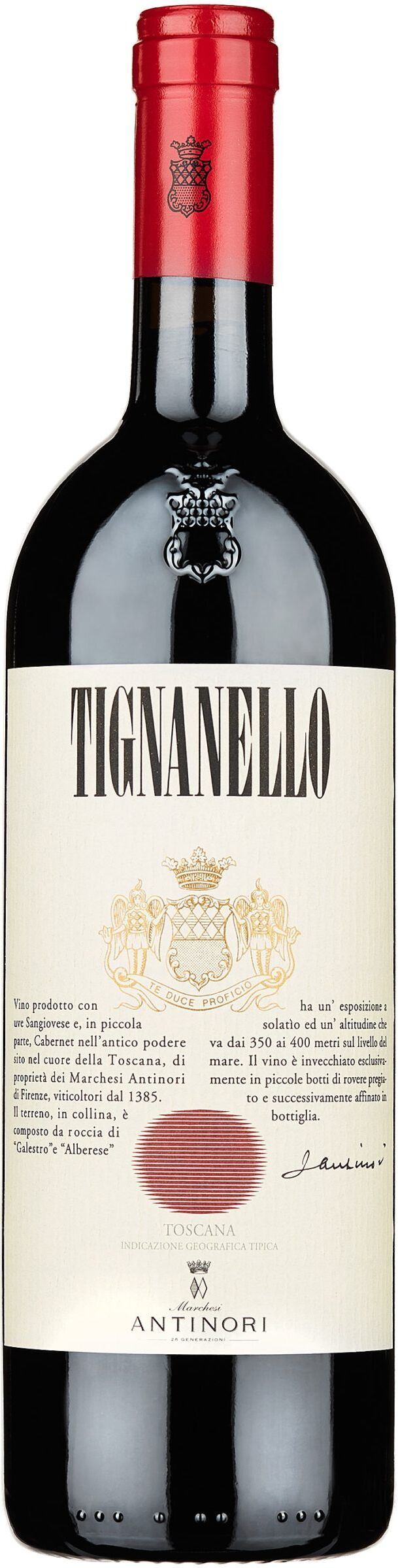 Laciviltadelbere Rosso Toscano IGT "Tignanello" 2016 Marchesi Antinori