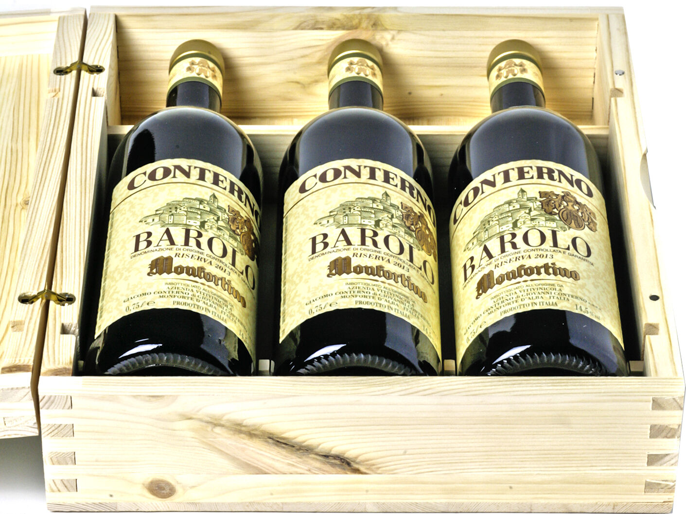 Laciviltadelbere Barolo DOCG "Monfortino" 2013 cassa da 3 in OWC Giacomo Conterno