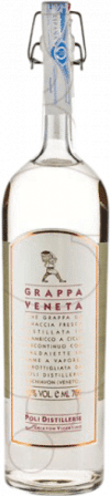 Laciviltadelbere Grappa di Bassano bianca "Classica" Distilleria Poli