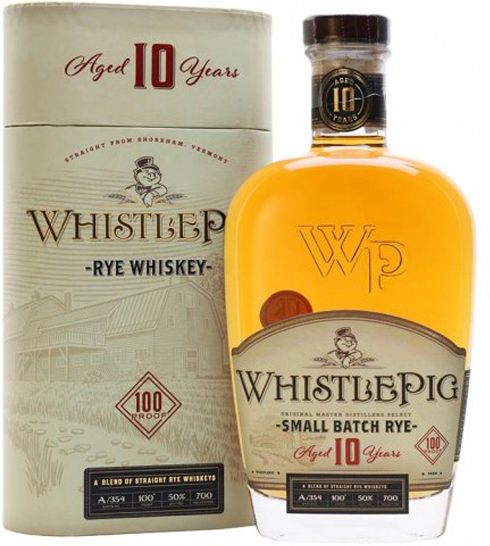 Laciviltadelbere American Whiskey Small Batch Rye 10 Y.O. Whistlepig