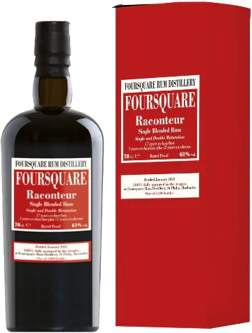 Laciviltadelbere Rum Single Blended "Raconteur" 61° Foursquare