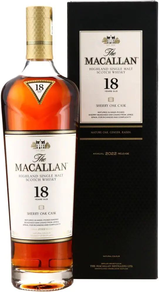 Laciviltadelbere Whisky 18 years old Sherry OAK cask release 2023 The Macallan