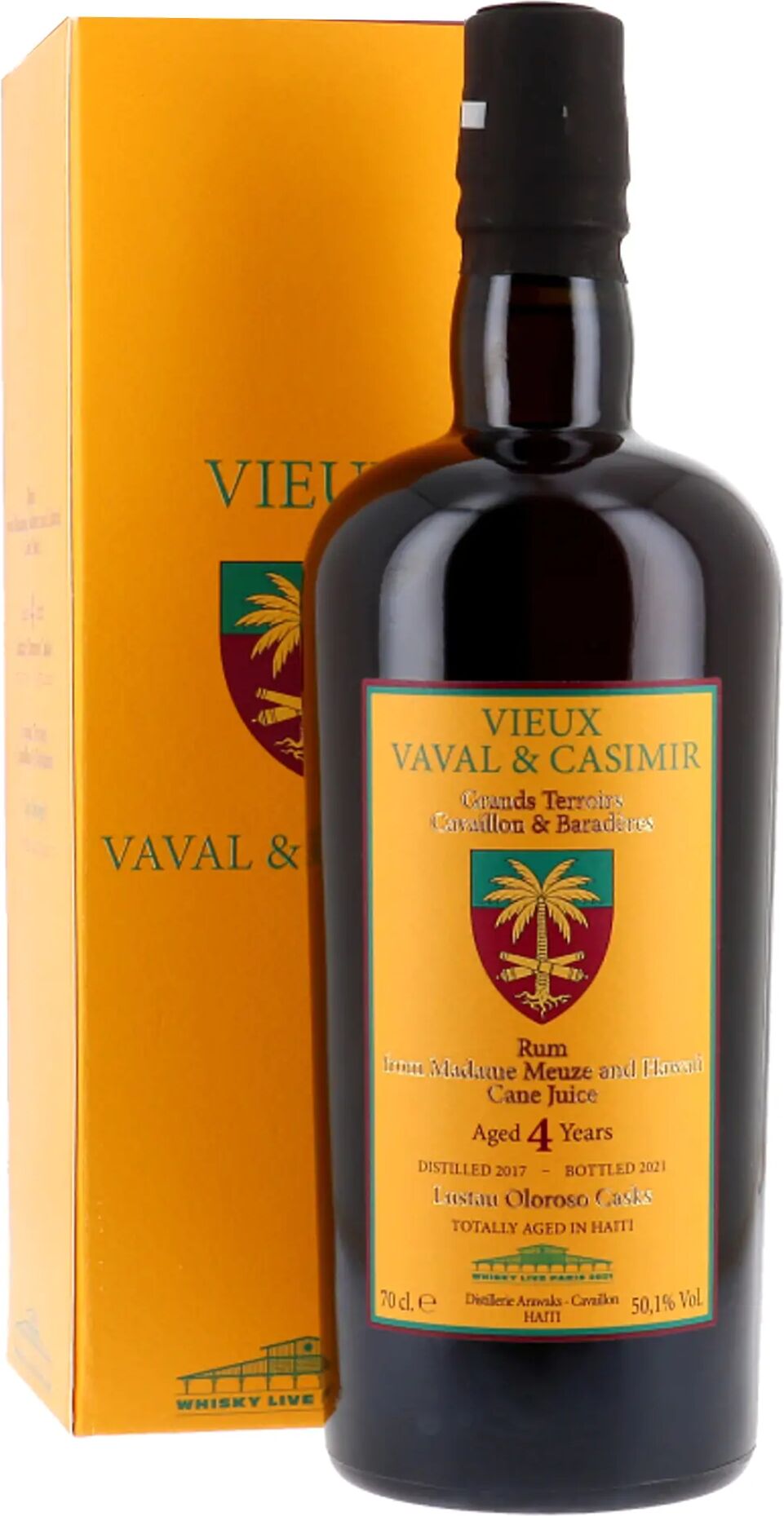 Laciviltadelbere Rum Agricolo 4 Y.O "Vieux " Cask Strength Lustau Oloroso Vaval & Casimir