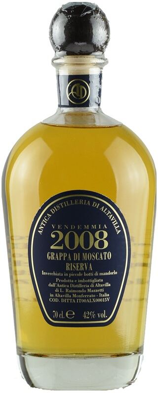 Antica Distilleria Altavilla Grappa di Moscato Riserva 2008