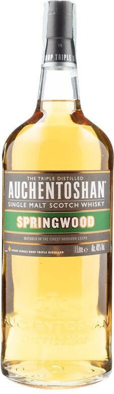 Auchentoshan Whisky Single Malt Scotch Whisky Springwood 1L