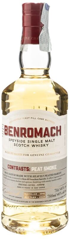 Benromach Speyside Single Malt Scotch Whisky Peat Smoke 2014