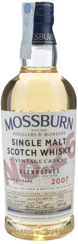 Mossburn Single Malt Scotch Whisky Vintage Casks Glenrothes N° 26 11 Anni