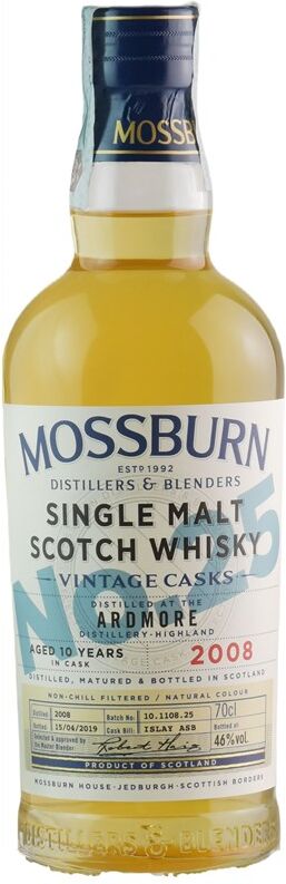 Mossburn Whisky N°25 Ardmore Highland 10 Anni 2008