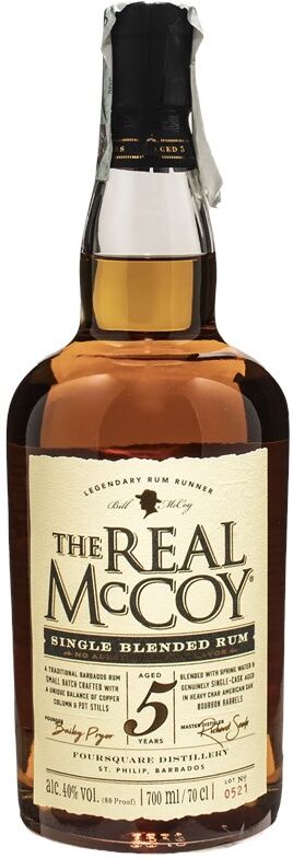 The Real McCoy Single Blended Rum 5 Anni