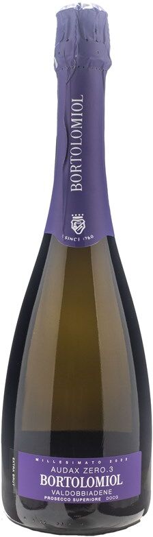 Bortolomiol Valdobbiadene Prosecco Superiore Audax Zero 3 Extra Brut Millesimato 2022