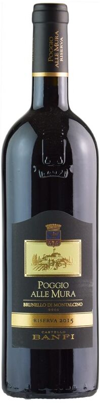 Banfi Castello  Brunello di Montalcino Riserva Poggio alle Mura 2015