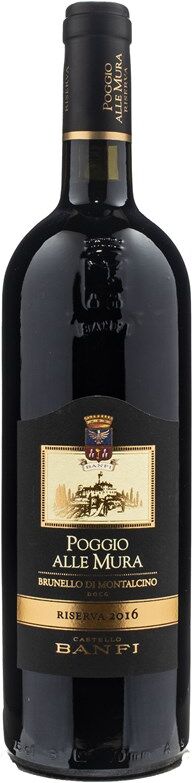 Banfi Castello  Brunello di Montalcino Riserva Poggio alle Mura 2016