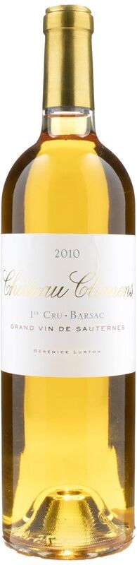 Chateau Climens 1er Cru Grand vin de Sauternes Barsac 2010