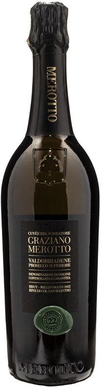 Merotto Graziano  Valdobbiadene Prosecco Superiore Rive Col San Martino Cuvée del Fondatore 2022