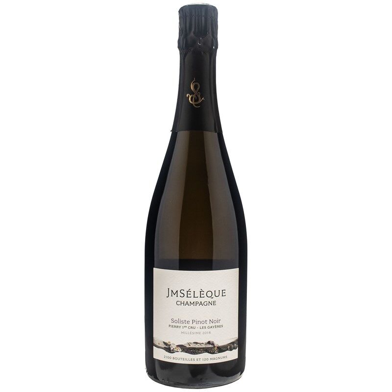 J-M Seleque Champagne Soliste Pinot Noir Pierry 1er Cru Les Gayeres Extra Brut 2018