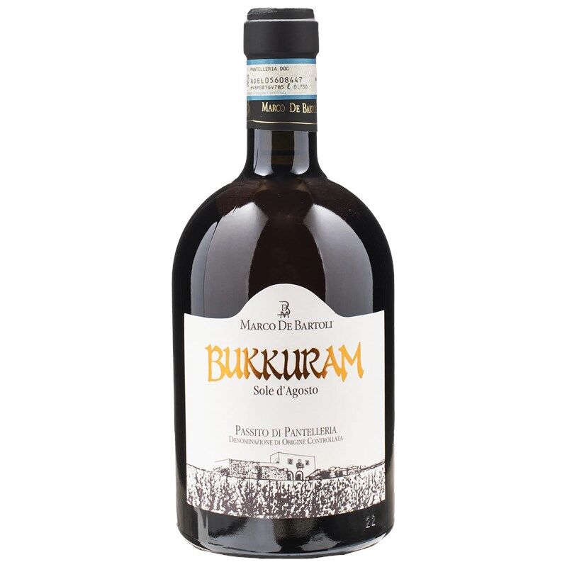 Marco De Bartoli Bukkuram Passito di Pantelleria Sole d'Agosto 2022