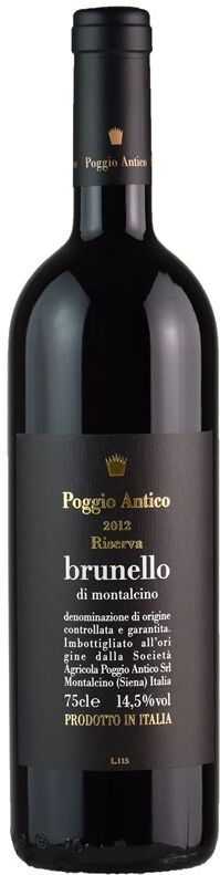 Poggio Antico Brunello di Montalcino Riserva 2012