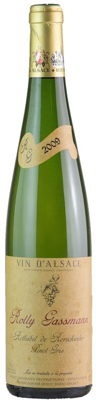 Rolly Gassmann Alsace Rotleibel de Rorschwihr Pinot Gris 2009