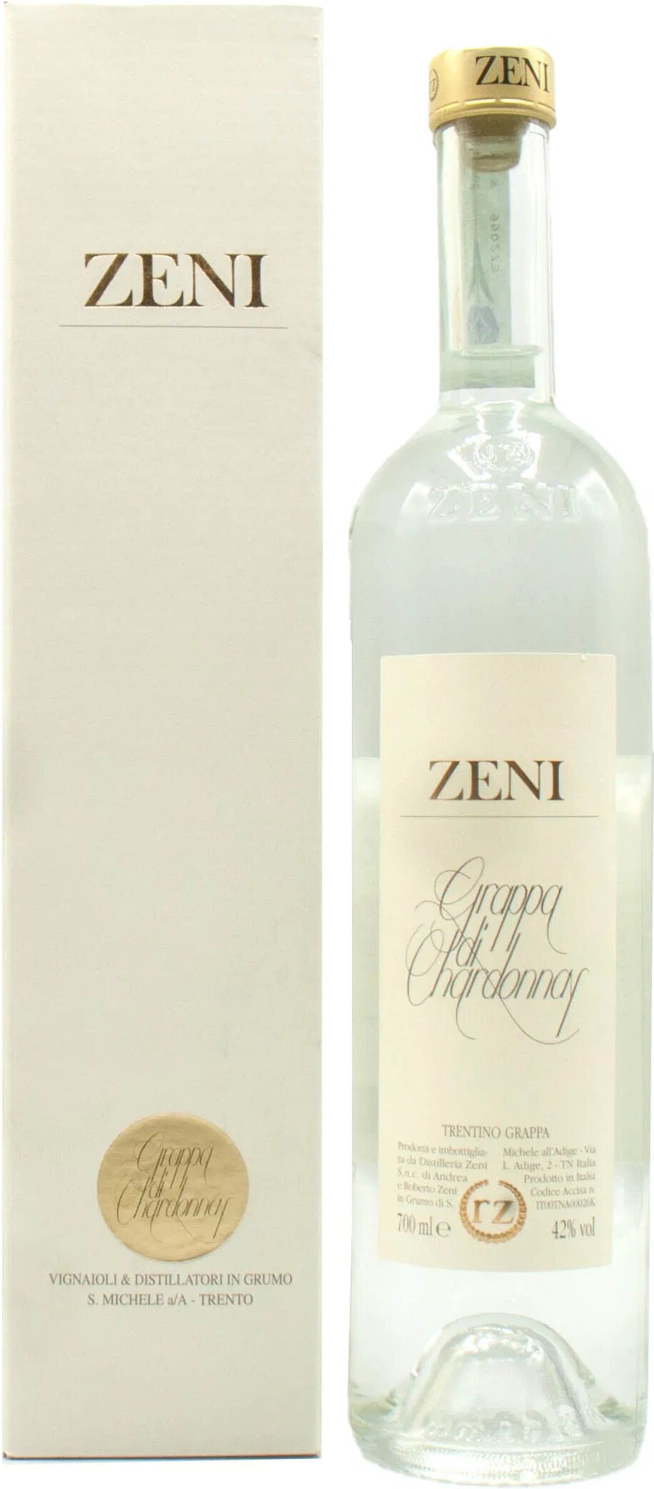 Distilleria Zeni Grappa Zeni Chardonnay