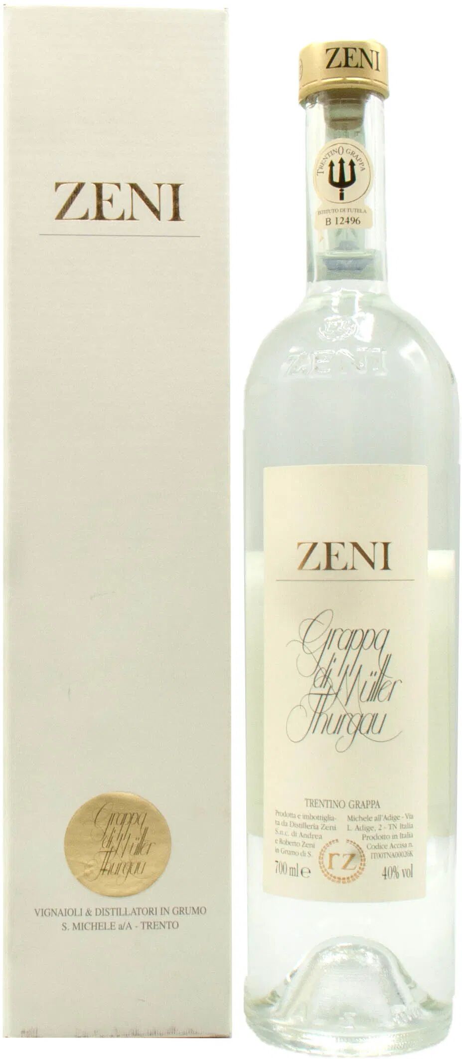 Distilleria Zeni Grappa Zeni Muller Thurgau