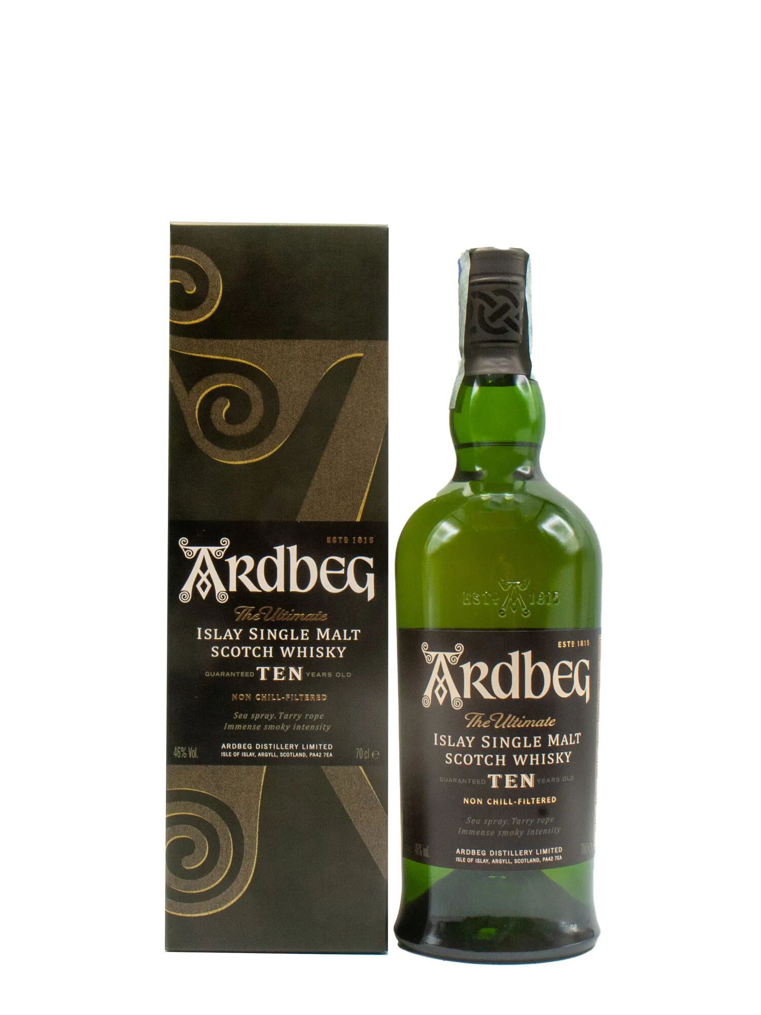 Ardbeg Distillery Whisky Ardbeg Single Malt 10 Years Cl 70
