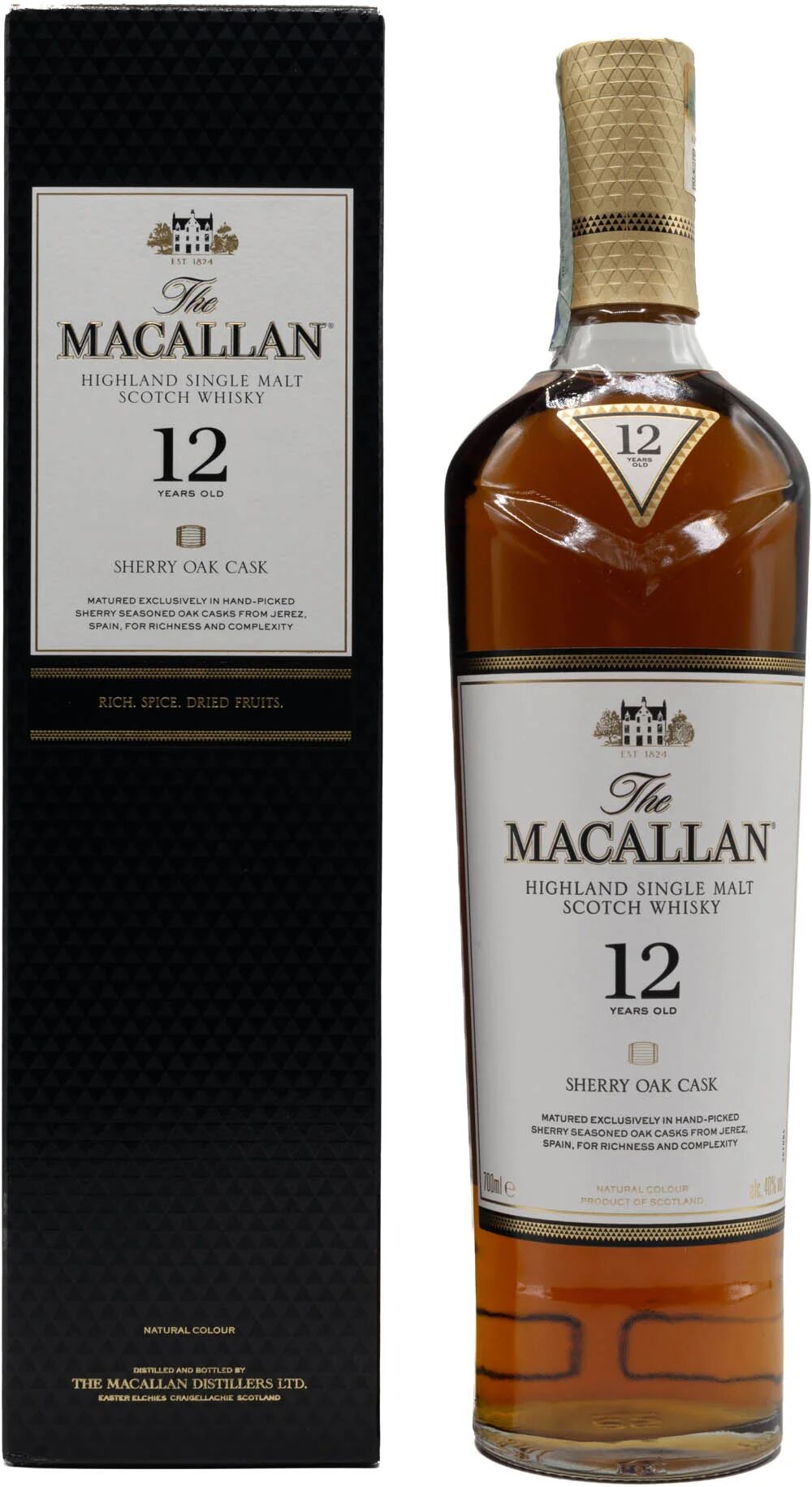 Whisky The Macallan 12 Yo Sherry Oak Cask