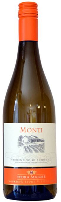 Pedra Majore 6 Bottiglie di MONTI - Vermentino di Sardegna DOC 2021 (6 x 75 cl.)