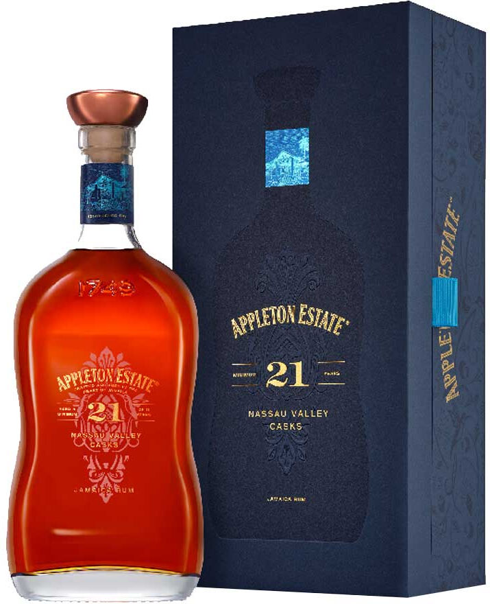 Appleton Estate Jamaican Rum Jamaica Rum Nassau Valley Casks 21 Years Old   Appleton Estate  0.7l